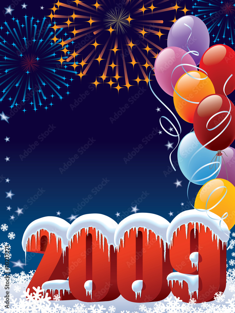 Canvas Prints New Year decoration