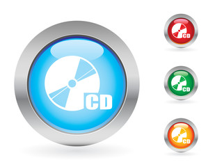 Glossy cd button set
