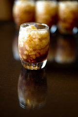 Verrine riz au lait et caramel