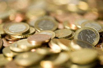 Euro coins