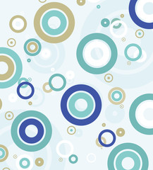 abstract Circles seamless pattern.