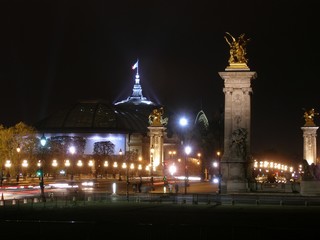 Fototapeta na wymiar Grand Palais et Pont Alexandre III