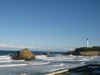 Fototapeta na wymiar Faro de Biarritz
