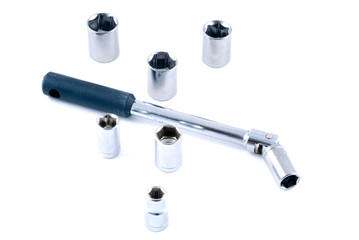 Sanitary keys. Isolation on white