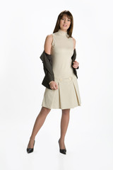 Young woman in office clothes