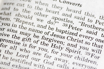 Acts 2:28 - a popular verse in the New Testament