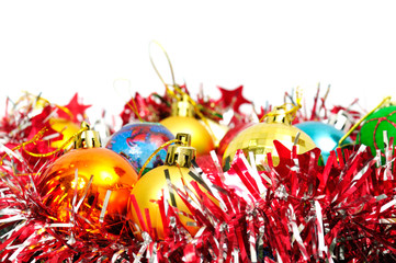 Christmas decoration isolated on a white background