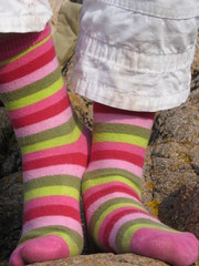 chaussettes rayees