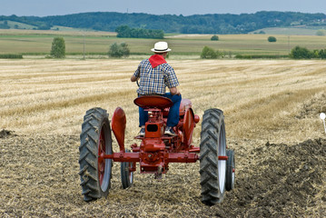 Obraz premium tracteur