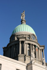 Fototapeta na wymiar Custom House - zdobny landmark Dublin, Irlandia (Europa)