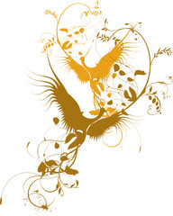 Birds in love