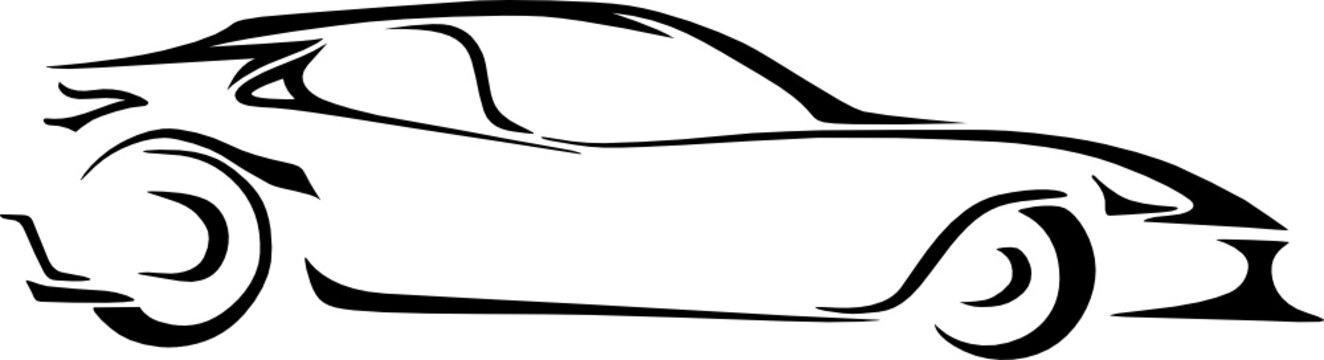 lineart car