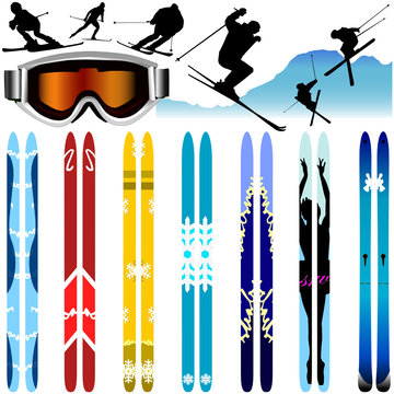 ski vector