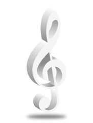 Fototapeta premium Treble Clef Symbol