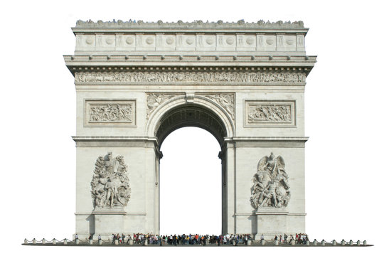 arc de triomphe d&eacute;tour&eacute;