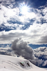 Sonne &uuml;ber Zermatt