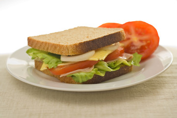 A delicious and healthy sandwich