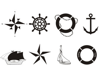 Nautical vector symbols - 10260270