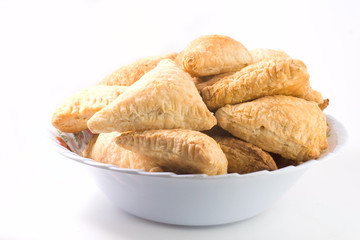 Patty on the white background