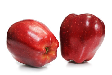 red juicy apple for background