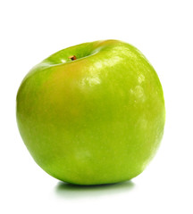 one green ripe apple for dessert