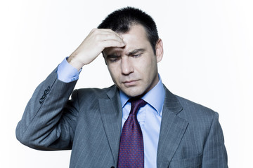 preoccupied business man