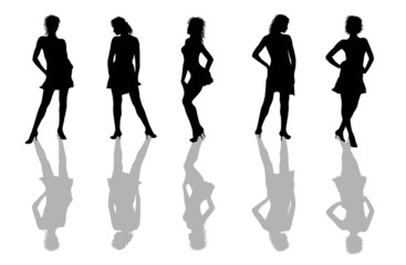 frauen silhouetten