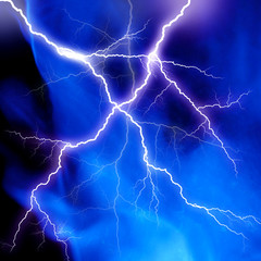 青い稲妻