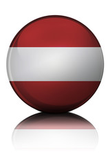 FlaggenKugel Lettland 1.1