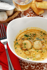 Champignon in salsa d uovo - Contorno della cucina italiana
