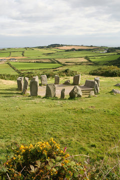 Stone Circle at Drombeg, County Cork, Ireland