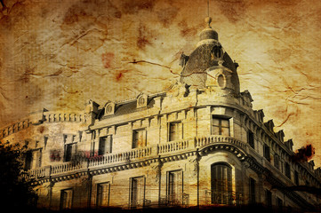old-fashioned paris france