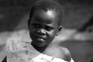 portrait de fillette ouganda