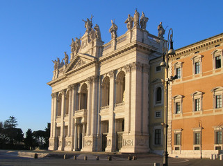 Fototapeta na wymiar Roma - Basilica di San Giovanni in Laterano