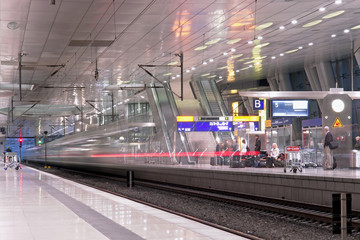 Einfahrt Bahnhof