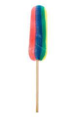 colorful lollipop isolated on a white background