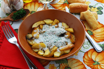 Pollo con le mele - Secondo di carne - Cucina del Veneto