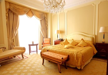 luxury hotel room