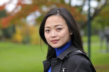 Fototapeta premium An attractive Chinese woman