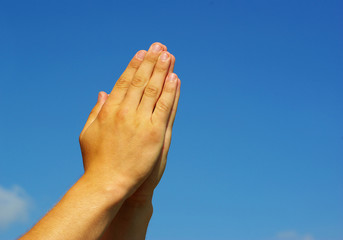 hands in prayer