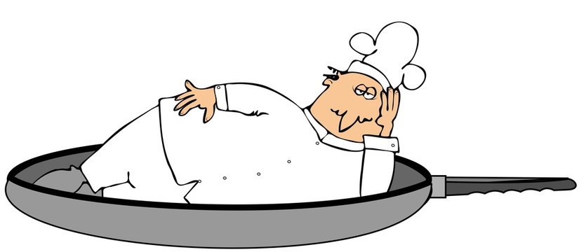Chef In A Frying Pan
