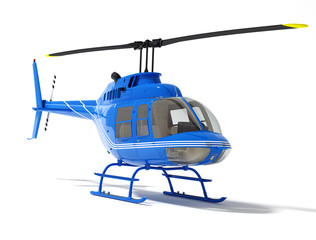 helicopter isolated on a white background