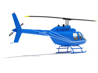 helicopter isolated on a white background