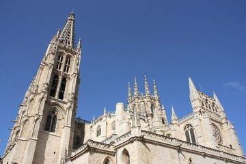 Obraz premium Medieval cathedral in Burgos, Castilia, Spain.