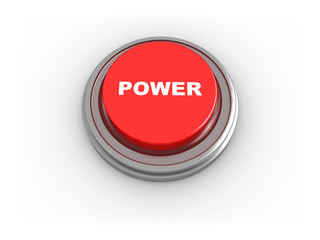 3d illustration of button with text 'power' on it