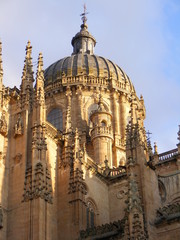 Fototapeta na wymiar Torre de la catedral de Salamanca (España)