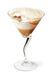 Coffee cocktail with chocolate