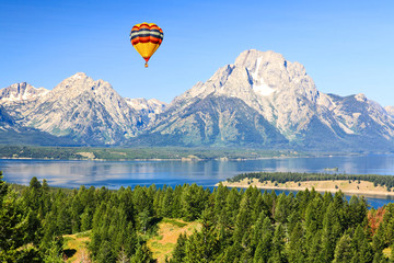 The Grand Teton National Park in Wyoming USA