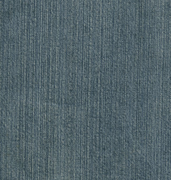 Blue cotton denim fabric