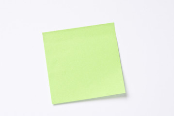 grüner Notizzettel